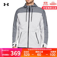 UNDER ARMOUR 安德玛 官方UA ColdGearSwacket男子训练运动连帽防护保暖外套1320710 灰色035 M