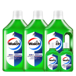 Walch 威露士 消毒液套装（1L*3瓶+60ml*2瓶 ）