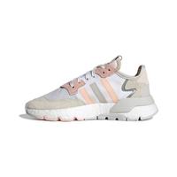 adidas ORIGINALS Nite Jogger W 女子休闲运动鞋 EG9199 白色/米色/浅粉/浅肉色/浅灰 38.5