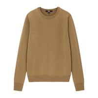 UNIQLO 优衣库 女士圆领毛衣 428855 驼色 L