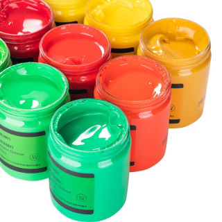 deli 得力 dl-73875 美术绘画丙烯颜料 300ml 大红