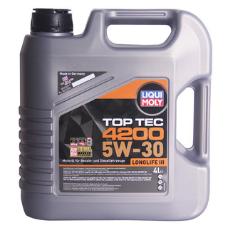 LIQUI MOLY 力魔 顶技4200 5W-30 SN级 全合成机油 4L