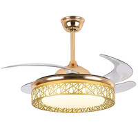 Gupu 古普 4001 隐形吊扇灯 金色 36W 遥控款