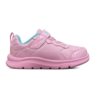 SKECHERS 斯凯奇 Comfy Flex 2 儿童休闲运动鞋 82173N/PKTQ 粉红色/青绿色 21码