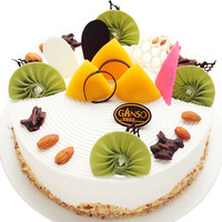 Ganso 元祖食品 奶油水果蛋糕 6寸 540g