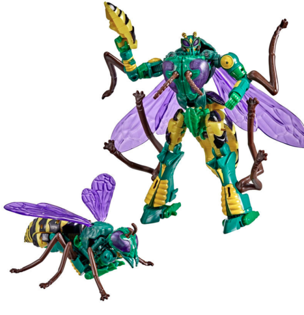 黄蜂勇士是跟随霸王龙勇士的原始兽,是没有任何方式的改变的第一批