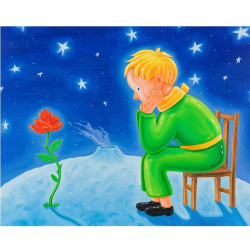 雅昌沈敬东小王子系列27757cm丝网版画2019