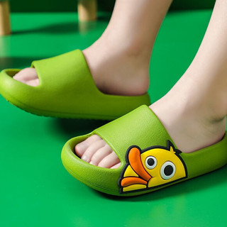 Disney 迪士尼 chnMP2A3 儿童凉拖鞋 绿豆色 150mm