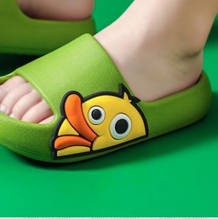 Disney 迪士尼 chnMP2A3 儿童凉拖鞋 绿豆色 150mm