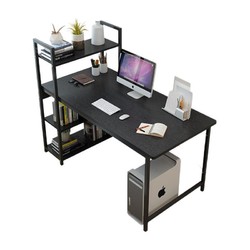 人文成家 简易家用电脑桌带书架 升级加长加宽 120*60cm