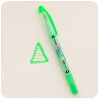 uni 三菱铅笔 PUS-102T 荧光笔 彩杆绿色