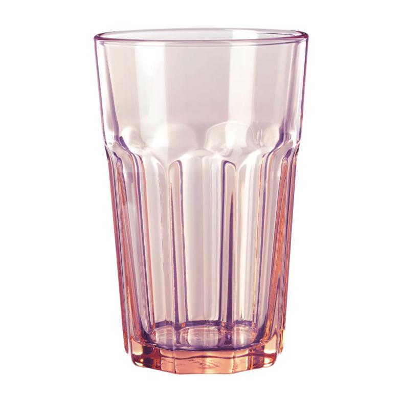 IKEA 宜家 POKAL博克尔 904.177.11  玻璃杯 350ml 粉红色