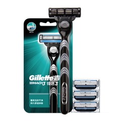 Gillette 吉列 锋速3经典剃须刀（1刀架1刀头+3刀头）