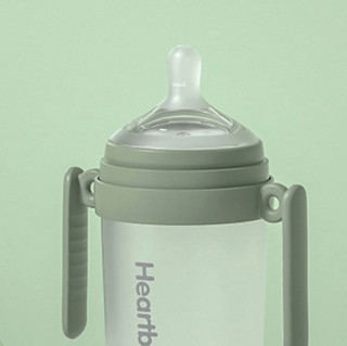 Heartbaby 亨特贝贝 HT-116 硅胶奶瓶 210ml 雀湖绿