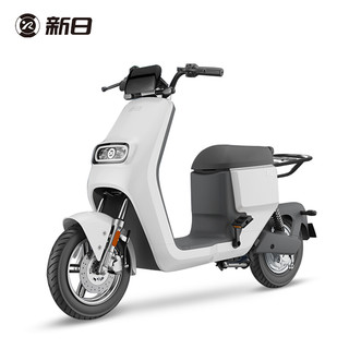 SUNRA 新日 Sunra）电动自行车新国标锂电池可提取代步车新款GT5 晶珠亮白