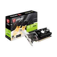 MSI 微星 显卡 GeForce GT 1030 2GD4 LP OC 优质可靠 黑色