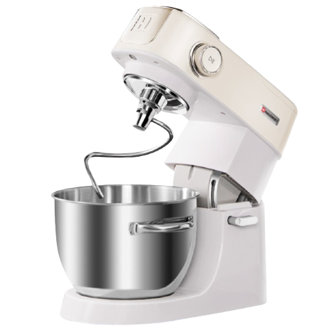 Hauswirt 海氏 M5厨师机家用小型和面揉面压面机打蛋器全自动多功能轻音电动料理机 米白色 5L