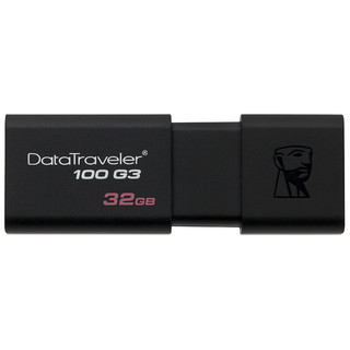 Kingston 金士顿 DT100G3 USB3.0 U盘 黑色 256GB USB