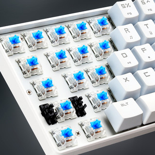 魔炼者 MK14 68键 有线机械键盘 白色 国产青轴 单光