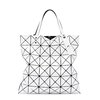 ISSEY MIYAKE 三宅一生 LUCENT系列 女士单肩托特包 AG053 亮面白色 中号