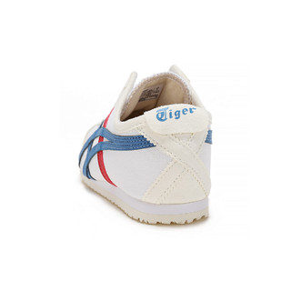 Onitsuka Tiger 鬼塚虎 MEXICO 66 SLIP-ON PS 儿童休闲运动鞋 1184A085 白配蓝色 28.5码