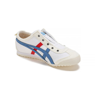 Onitsuka Tiger 鬼塚虎 MEXICO 66 SLIP-ON PS 儿童休闲运动鞋 1184A085 白配蓝色 28.5码