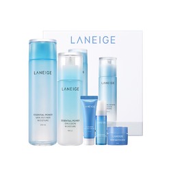 LANEIGE 兰芝 水乳套装 水200ml+乳120ml+精华5ml+凝霜10ml+睡眠面膜15ml/套