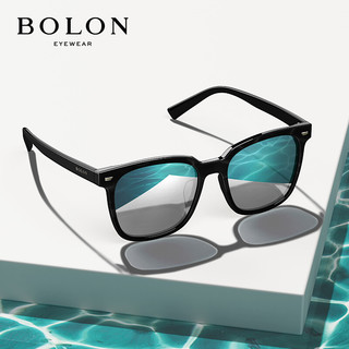 BOLON 暴龙 眼镜男款板材太阳镜时尚D形框偏光墨镜BL3019D11