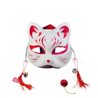 梦多福 MODOFO TW0101-079 狐狸面具 彩绘款K-配流苏和铃铛