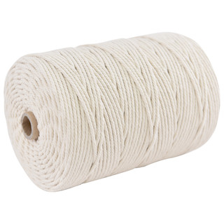棉绳diy手工编织线细棉绳子软捆绑绳耐磨粗编绳棉线绳挂毯材料包