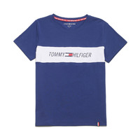TOMMY HILFIGER 汤米·希尔费格 女士圆领短袖T恤 TP03977T 深蓝色 XS