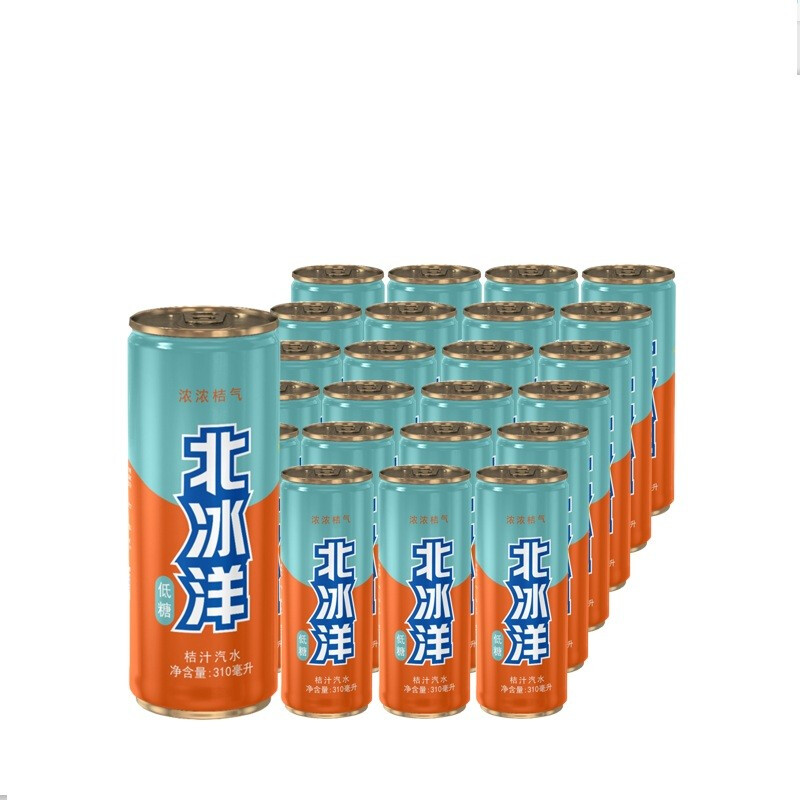 北冰洋 低糖 桔汁汽水 310ml*24听