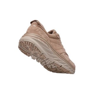 HOKA ONE ONE Bondi L Suede 中性跑鞋 1122572-STPST 砂褐色/轻石灰 42