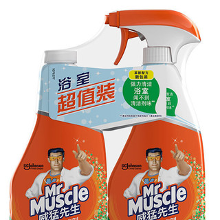 Mr Muscle 威猛先生 浴室清洁剂 500g*2瓶+500g补充装