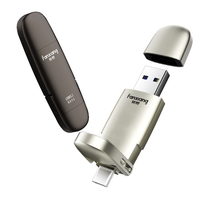 FANXIANG 梵想 FP650 USB3.2 U盘 香槟银 1TB USB/Type-C双口