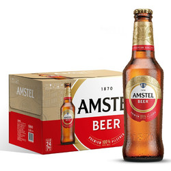 AMSTEL 艾米斯特 Amstel红爵啤酒300ml*24瓶 整箱装（喜力旗下  欧洲品牌  全麦芽啤酒）