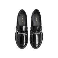 BASTO 百思图 女士乐福鞋 RY226AA1 黑色 37