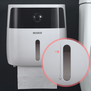 ecoco 意可可 免打孔厕纸盒