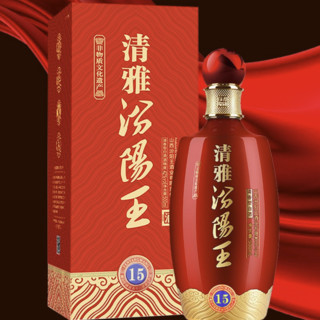 汾阳王 清雅15 42%vol 清香型白酒 500ml*6瓶 整箱装