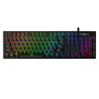HYPERX 极度未知 阿洛伊起源 104键 有线机械键盘 黑色 HyperX水轴 RGB