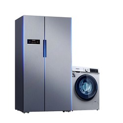 SIEMENS 西门子 KA92NV66T+WN54A1X82W 对开门冰箱 610L +10公斤洗烘一体