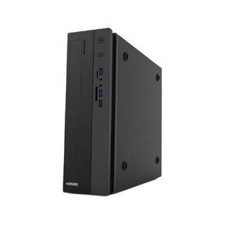 Hasee 神舟 新瑞X37 11代酷睿版 商用台式机 黑色 (酷睿i5-11400、GT 730 2G、8GB、256GB SSD+1TB HDD、风冷)