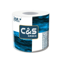 C&S 洁柔 卷纸4层1400g有心卷筒纸巾家庭装宿舍厕纸卫生纸