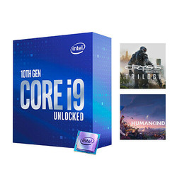 intel 英特爾 Core i9-10850K 處理器+ Humankind+孤島危機游戲