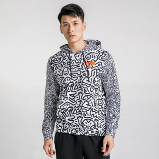 PUMA 彪马 MR DOODLE 联名款 男子运动卫衣 59864002 白黑色 S