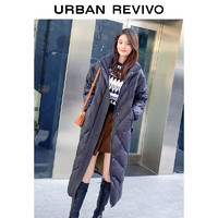 URBAN REVIVO UR2021秋冬新品女装简约绗缝保暖羽绒服WG46S1KN2019