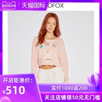 WILDFOX wildfox长袖t恤女新款秋季ins薄款小众设计洋气纯棉气质露脐内搭