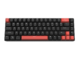 acer 宏碁 OKR140 68键 2.4G蓝牙 多模无线机械键盘 黑色 国产红轴 无光