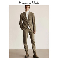 Massimo Dutti 男装 修身棉质西装男士外套 02015129514