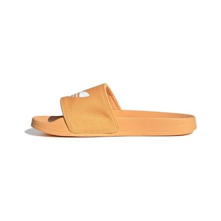 adidas ORIGINALS Adilette Lite W 女子户外拖鞋 FX5925 橘色/白 38